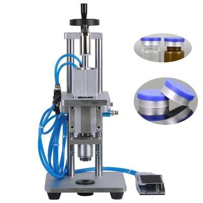 China Pneumatic Capping Oral Liquid Capper Aluminum Glass Vial Crimper Food Machine Penicillin Bottle Capper for sale