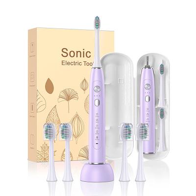 China Rechargeable Teeth Whitening Sonic Electric Toothbrush Replacement Brushes Dental Head Ultrasonic For Adult S600 for sale