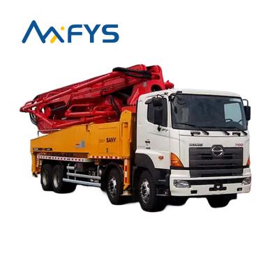 China Hotels High-Quility 52 meters Brand New Mobile Concrete Pump Truck HB52K 37m Truck-Mounted Concrete Pump for sale for sale