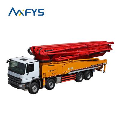 China Hotels Top Brand 160 m3/H mobile concrete pump Below 37m Truck-mounted Concrete Pump for sale