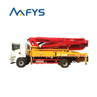 China Hotels China Pump Truck 37 m China Top Brand Vehicle Concrete Pump Truck HB37k for sale