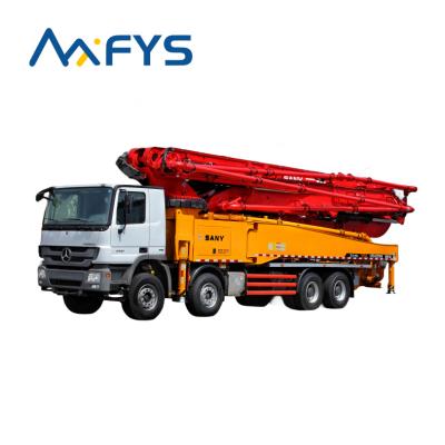 China Hotels 37m Truck Mounted Concrete Pump Truck HB37A Mechanical Pump Truck Accessories for sale