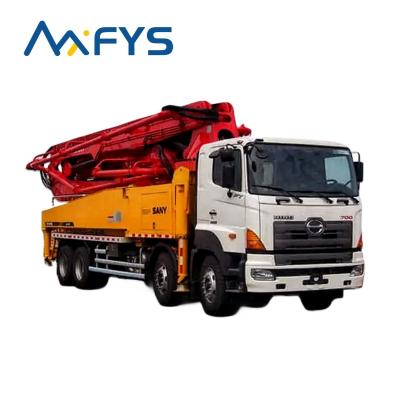 China Hotels 37m Truck Mounted Concrete Pump Truck Brand New Truck-Mounted Concrete Boom Pump HB37A for sale