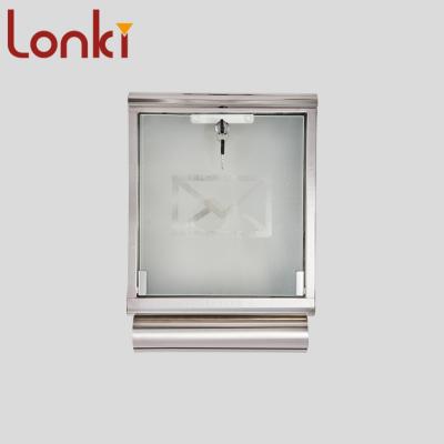 China Stainless Steel Wall Mounted Lockable Mailbox , Letter Box for sale