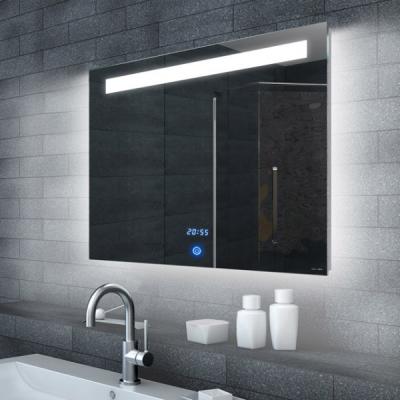 China Magnifying Vanity Lighted Vanity Mirrors For Bathroom Unique Lighted Bathroom Mirrors Lighting Lighted Mirror for sale