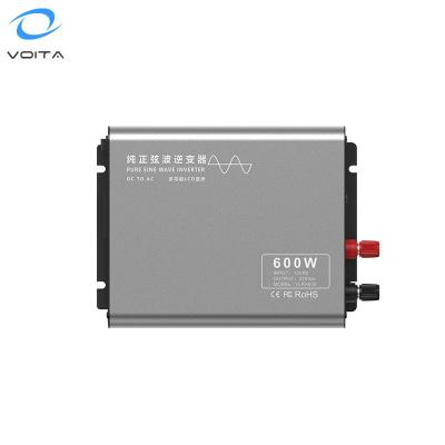 China Inverter 12v 24v pure sine inverter 600W dc to ac 110v 220v car inverte 218*173*76mm for sale