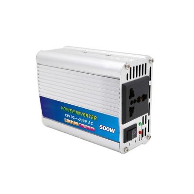 China Aluminum Alloy Shell 500w Modified Sine Wave 120v-240v DC To AC Power Inverter With Ce for sale