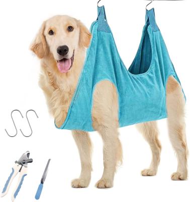 China Travel Pet Grooming Hammock for Dog and Cat Nail Trimming for sale