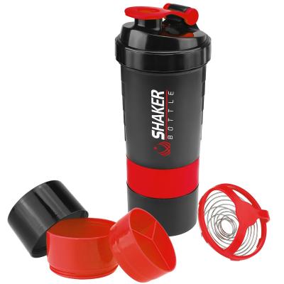 China Viable Portable Leakproof Plastic Gym Protien Shaker Bottles Custom Logo 600ml for sale