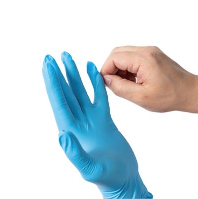 China Nitrile - Durable Disposable Blue Gloves - Medical Gloves for sale