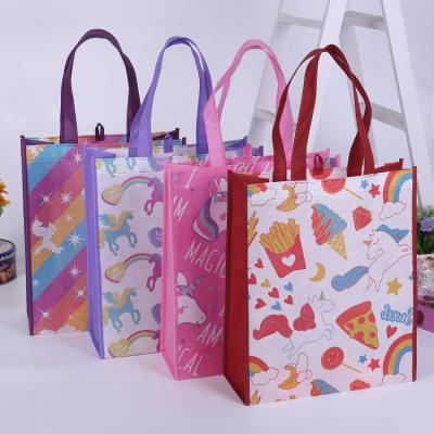 China Pony Bag Goodie Bag Non Woven Non Woven Material Handled for sale