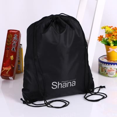 China Custom Nylon Rope Handle Drawstring Bags with Logos, Nylon Drawstring Gym Bag, Drawstring Bag for sale