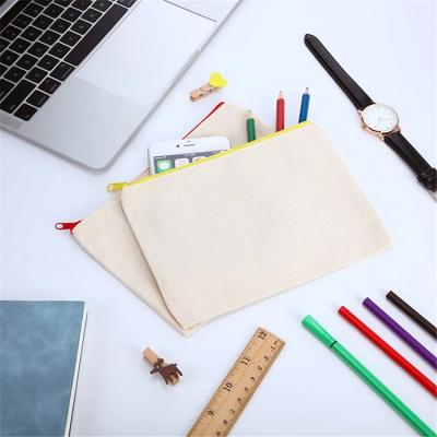 China Schools & Offices Canvas Inner Zipper Bag Ending Storage Inner Bag Multifunctional Pen Bag for sale