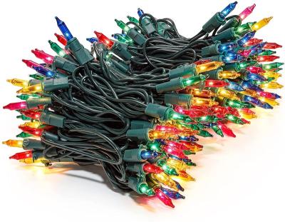 China Christmas Holiday Fast Delivery Approval Christmas Lights Set String 120V Customized Lights Count Spacing Space Length Extension Cable for sale