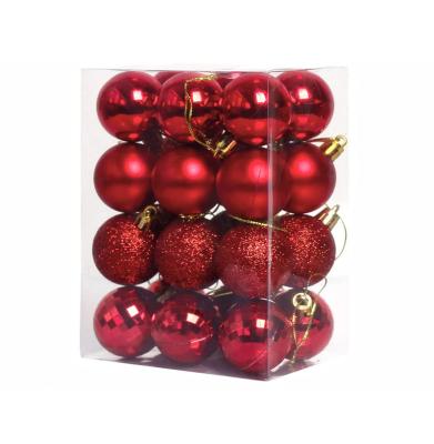 China Christmas Holiday Christmas Baubles In Set Auto Assort Huge Pieces Order Wholesale Free Sample 80mm Red Low Quality Plastic Assortment Tree for sale