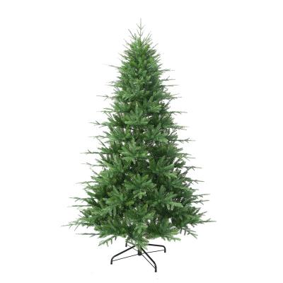 China Mixed Tips 7.5 Feet Christmas Tree Pine Artificial Decoration Indoor Holiday Easy Set World Cup Machine Equipment for sale