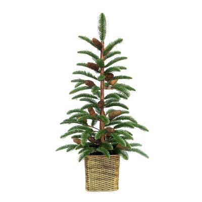 China Mixed Tips 3 Feet Unlit Cute Living Happy Tree Small Christmas Tree Table Mixed PE Full Happy Holidays PE Full Good Jointed Easy Branch for sale