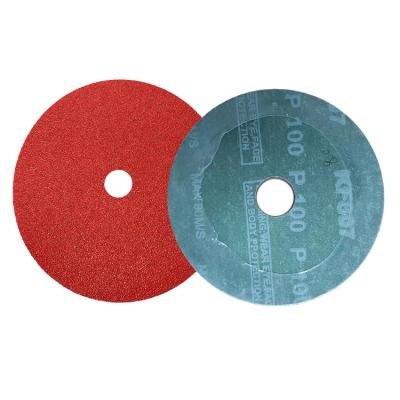 Chine Disque de ponçage en fibres de céramique de 9 pouces durable pour le meulage des métaux avec roue de disque en fibres de carbone à vendre