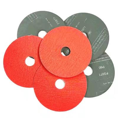 Chine Disque de broyeur en céramique de 125 mm Disque en fibre d'aluminium Abrasif pour le broyage et le polissage des métaux à vendre