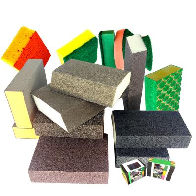 China Calcined Abrasive and Sponge Sanding Sponge Blocks for Automotive Cleaning Customized for sale