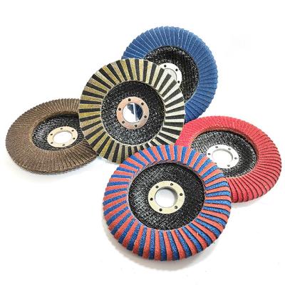 China 125mm flap disc for metal grinding and polishing stainless steel aluminum oxide wheel for sale