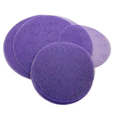 China Customized Size Hook and Loop Sanding Paper Mesh Disc with D Weight Aluminum Oxide Abrasive for sale