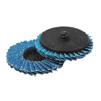 China Die Grinders Equipment Mini Flap Disc 75mm Quick Change Disc for Surface Conditioning for sale