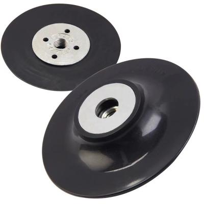 China Black Rubber Pad for Sandpaper Grinding Disc M14-2 Threads Black for sale