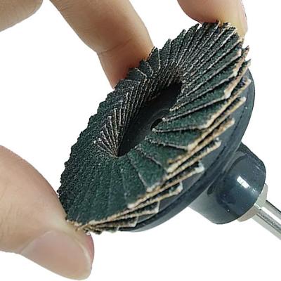 China 2 pulgadas de alta densidad Zirconia Grinding Flap Disc para Rojo Amarillo Marrón Verde Negro en venta