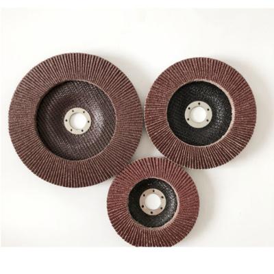 China Disco abrasivo de 6 pulgadas de 150 mm Flap Disc para molienda de metales utilizado en aceros inoxidables en venta