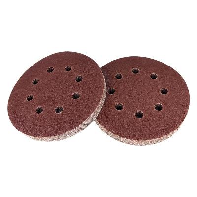 China 6 Inch Abrasive Paper Sander Fiber Sanding Disk for Wood Floors Aluminum Suitable for sale