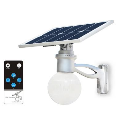 China Solar Garden LED Moon Light With Panel Bracket High Power Integrated IP65 Outdoor Waterproof Garden Lamp for sale