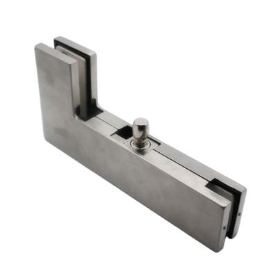 China Modern Top Fix Stainless Steel Glass Fitting Hinge To Glass Connector for sale