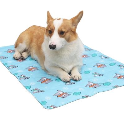 China Cooling Cool Mat Pad For Dog And Cat Breathable Dog Cooling pad Mat for sale