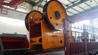 China Hydraulic V Mouth Small Jaw Crusher 105-180 TPH For Limestone for sale