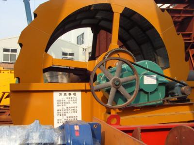 China grave cement 5mm wheel sand washing machine 50TPH with gear box and simens motor for sale