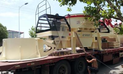 China Barmac Type VSI mobile vertical impact crusher Crushed Metallurgical 220 - 500t/h for sale