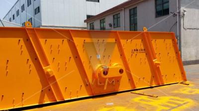 China Double Deck mesh Vibrating Screen Machine for Construction Matreial 150 - 600t/h for sale