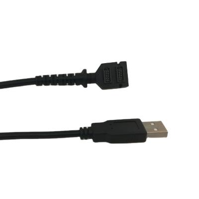 China For VeriFone VX805 VX820 Plug Power Cable Hot Product VX820 Dual New 14pin IDC To USB2.0 A Male For Verifone VX820 for sale