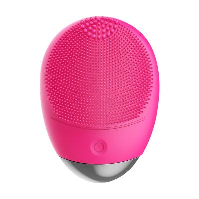 China Medical Silicone DEEP CLEANING Facial Cleanser USB Charging Beauty Electric Detergent Facial Cleansing Brush for Man and Woman for sale