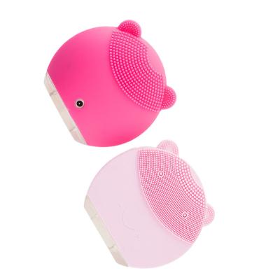 China Hot Sale USB Charger Portable Facial Ultrasonic Vibrating Medical Brush Face Massager Silicon Massager Deep Cleansing Brush for Man and Woman for sale