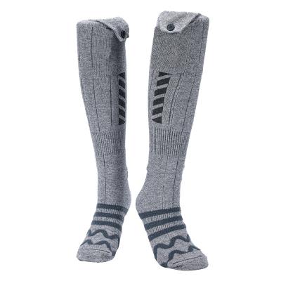 China USB Heating Sports Warm Filling Socks for Men and Women Flame Removable and Washable Cotton Socks Heating Stockings for sale