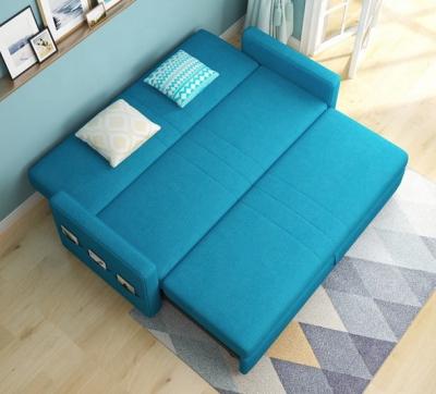 China Hot Selling Foldable Comfortable New Design Folding Fabric Living Room Sofa Bed Space Saving for sale