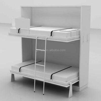 China 2019 Hot Selling Foldable Bunk Bed Kids Model Folding Bunk Bed For Bedroom Furniture Wall Bunk Beds for sale