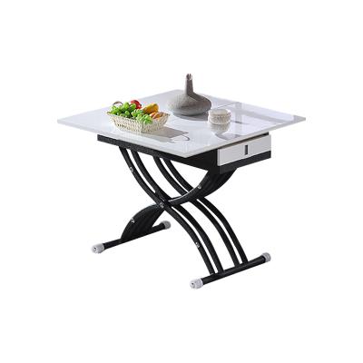 China Nice Price Solid Foldable Home Furniture Adjustable Height Convertible Lift Table for sale