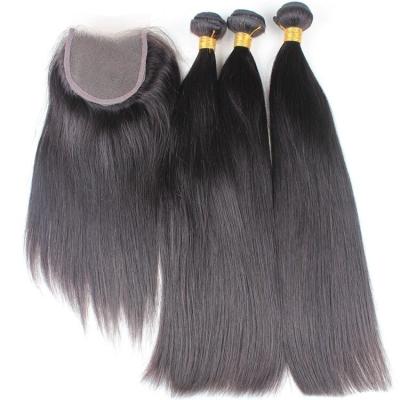 China 100% Virgin Human Hair 4x4 Texture ALL Brazilian Hair Lace Closure Hair To Lace Top Closure Wholesale Factory Price for sale