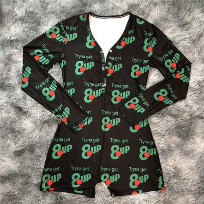 China Custom Made QUICK DRY Onsie Onesie Sexy Adult Logo Pattern Micro Fiber Sleepwear China Factory Price Pajamas And Jumpsuit For Women for sale