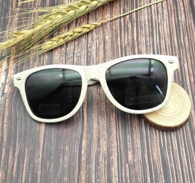 China 20 years experience on eyewear environmental friendly promotion new material eco sunglasses shape wheat straw for sale