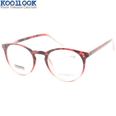 China 20 years experience on eyewear new product trendies big clear plastic reading frame reading glasses for sale