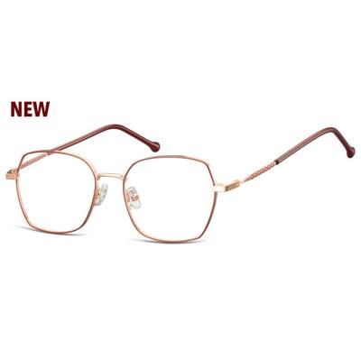 China 20 years experience on eyewear vintage glasses frame women ladies metal optical glasses for sale